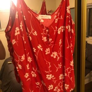 Tank Top with floral pattern